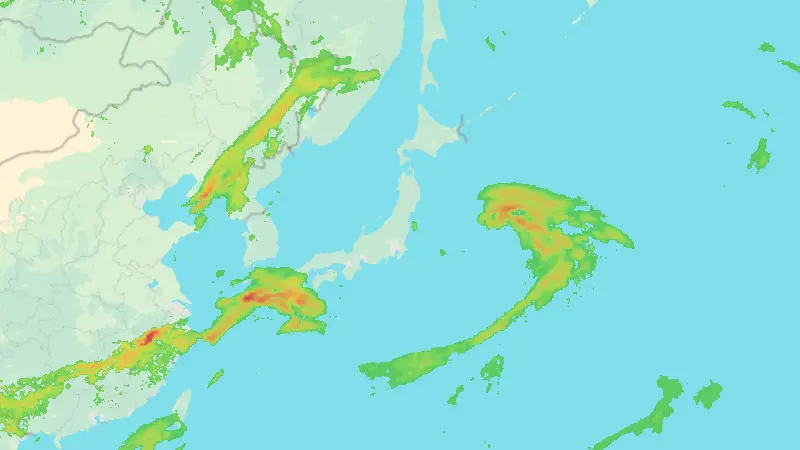 降水量 weather map