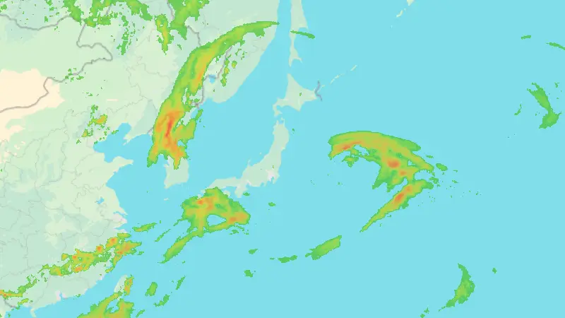降水量 weather map