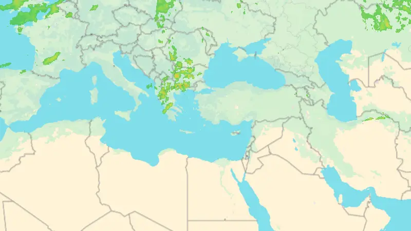 Yağış weather map
