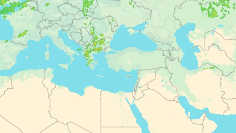 Yağış weather map