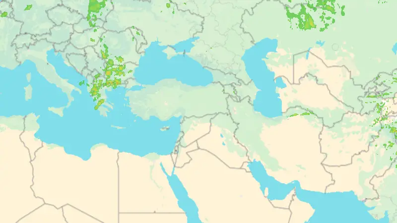 Yağış weather map