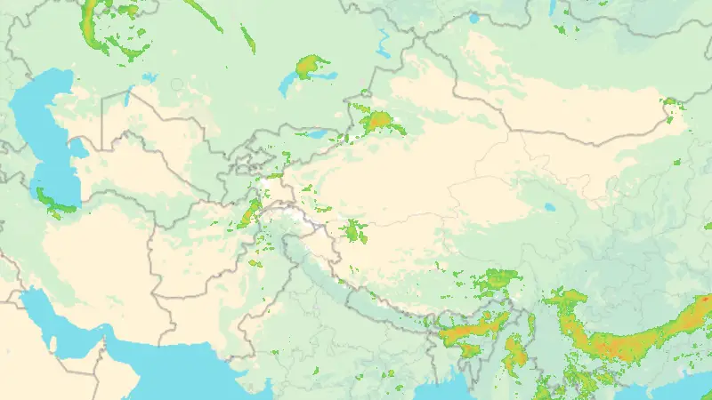 Precipitazioni weather map