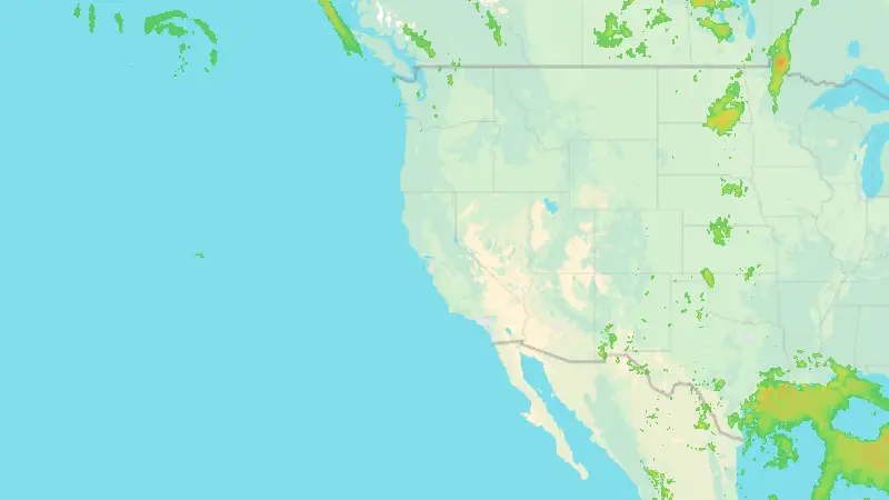 Precipitation weather map