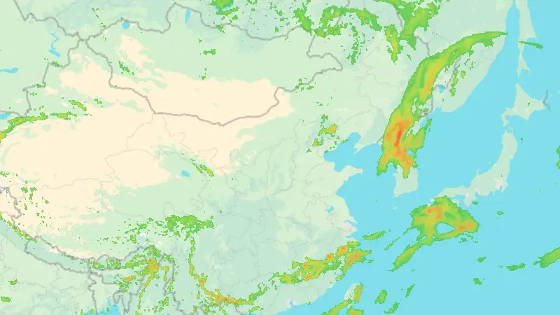 Niederschlag weather map