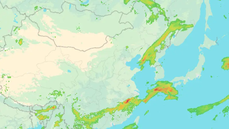 Niederschlag weather map