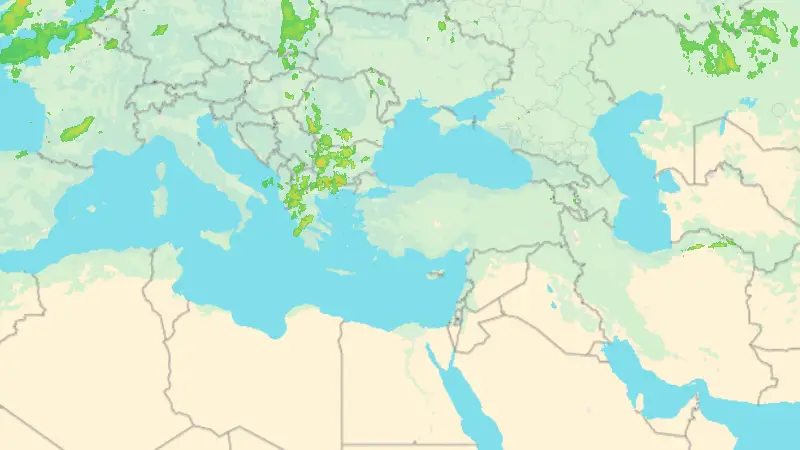 Yağış weather map