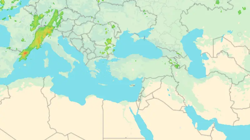 Yağış weather map