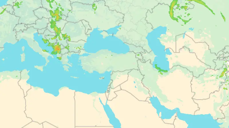 Yağış weather map