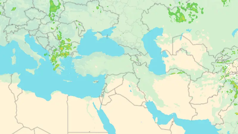 Yağış weather map