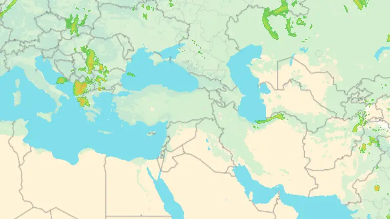 Precipitazioni weather map