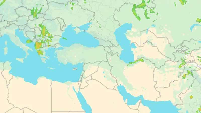Yağış weather map