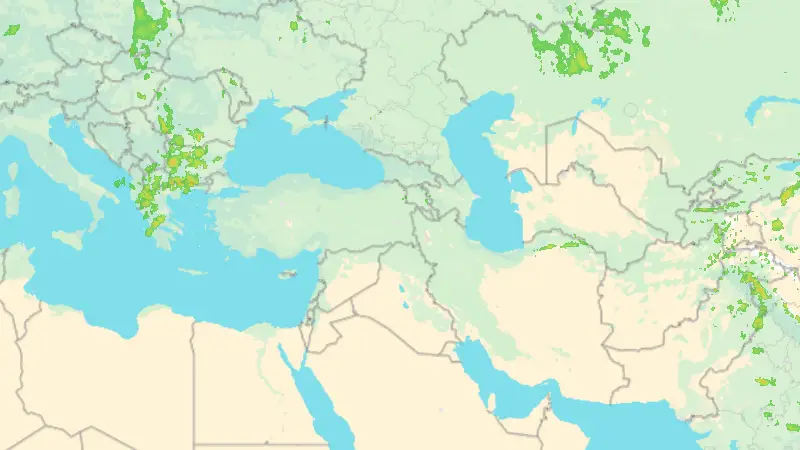 Yağış weather map