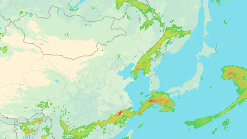 Precipitazioni weather map