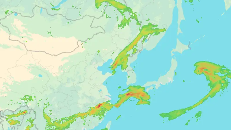 Precipitazioni weather map