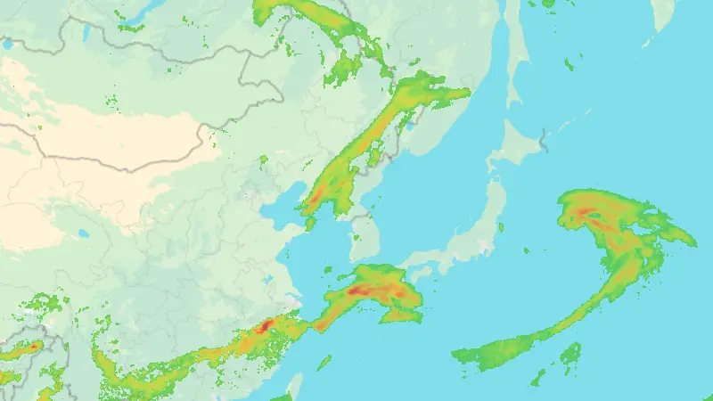 Precipitazioni weather map