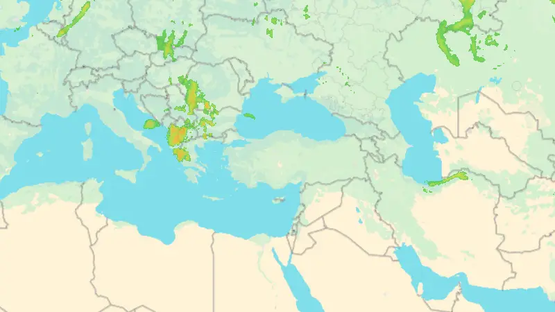 Yağış weather map