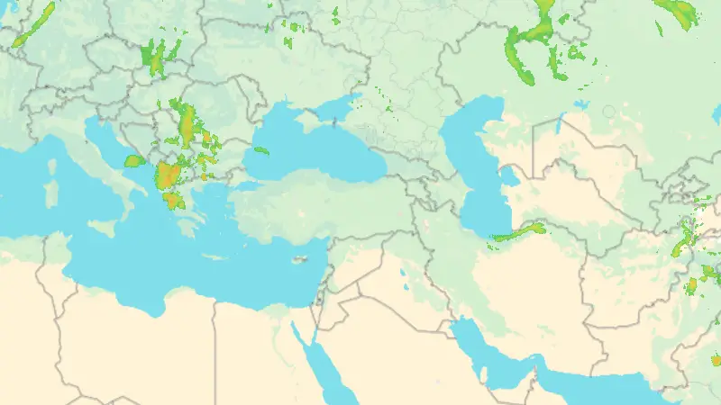 Yağış weather map