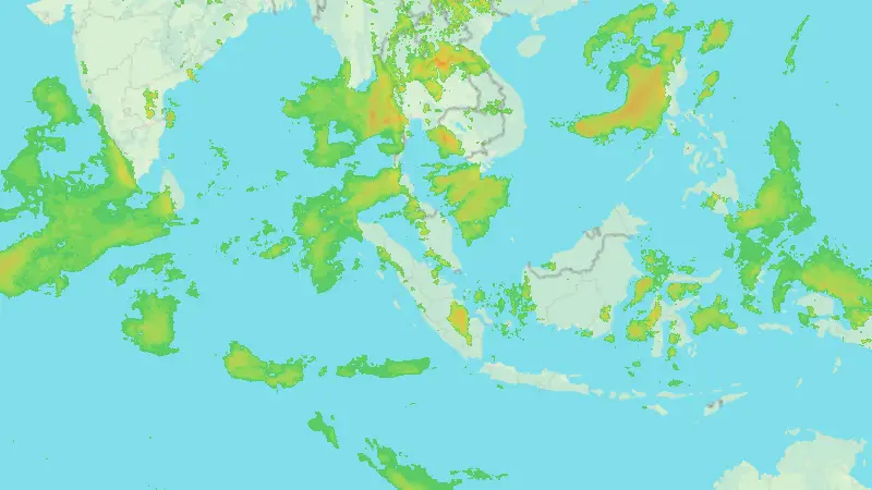 降水量 weather map