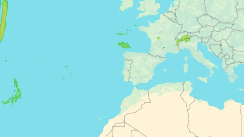 Neerslag weather map
