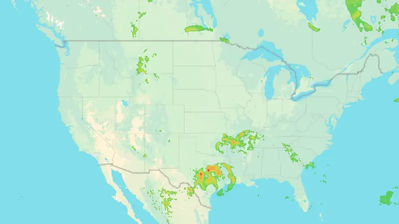Oborine weather map