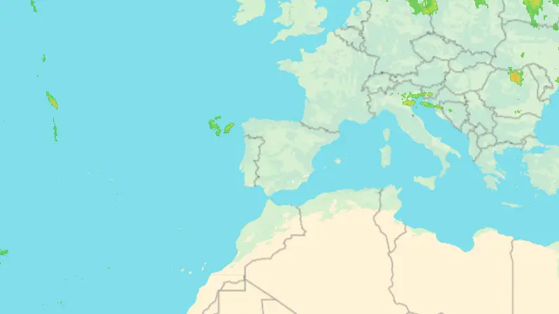 Neerslag weather map