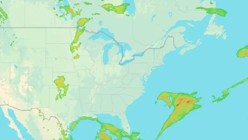 Precipitazioni weather map
