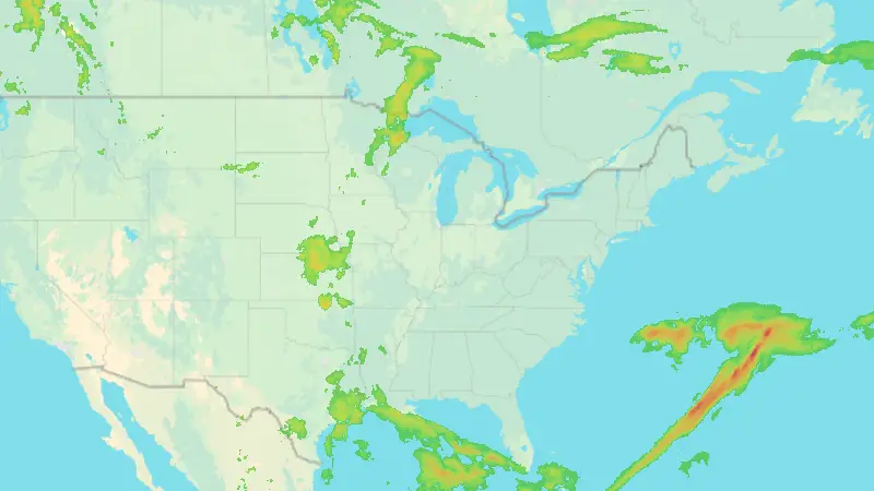पाऊस weather map