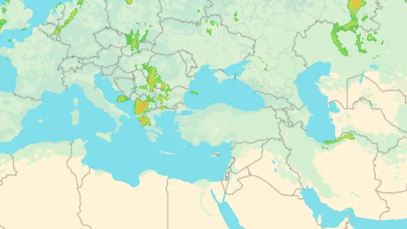 Yağış weather map