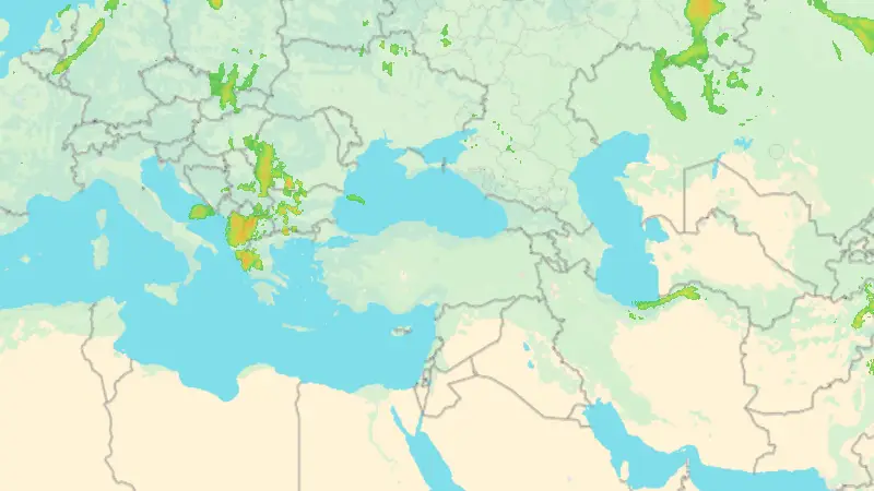 Yağış weather map