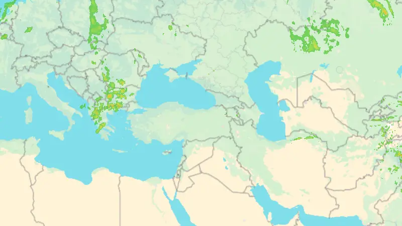Yağış weather map