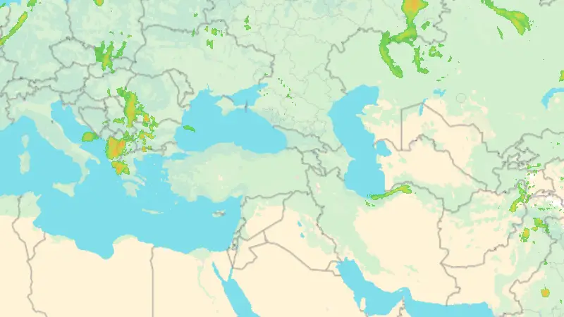 Yağış weather map
