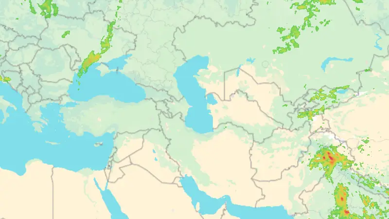 강수량 weather map