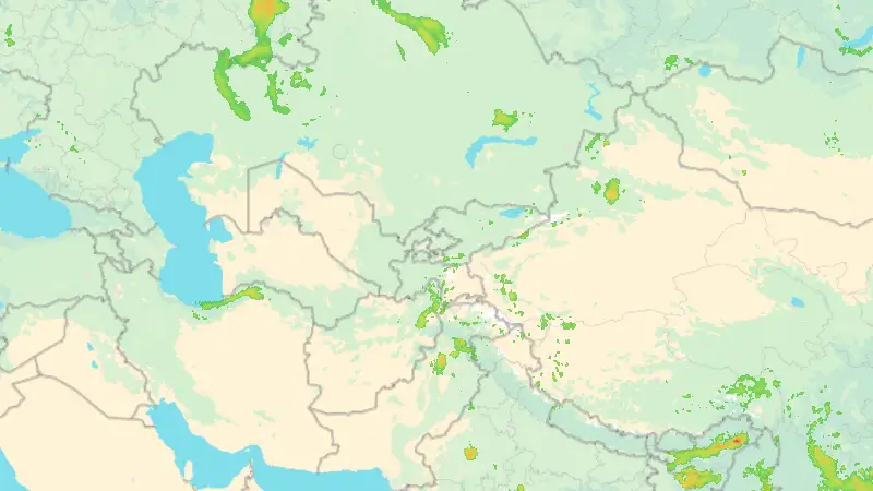 Precipitation weather map