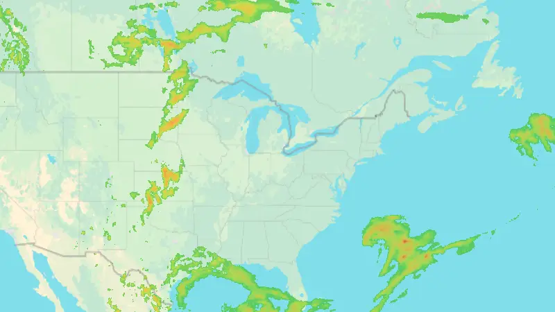 Precipitación weather map