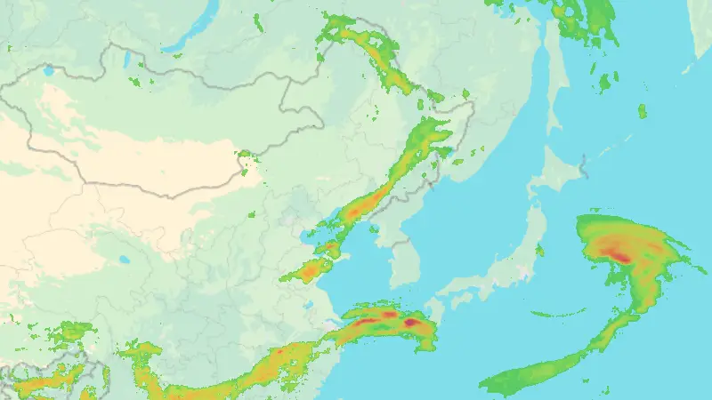 Βροχόπτωση weather map