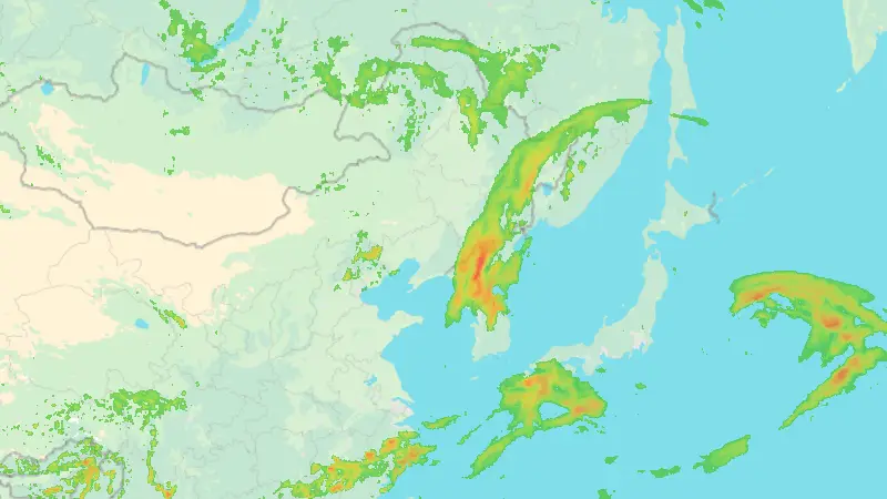 Csapadék weather map