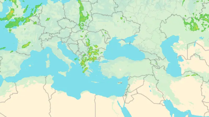 Yağış weather map