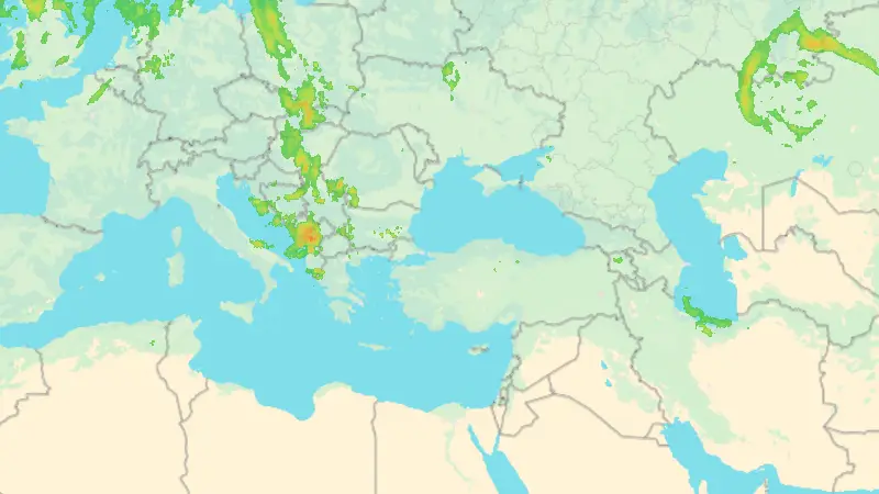 Yağış weather map