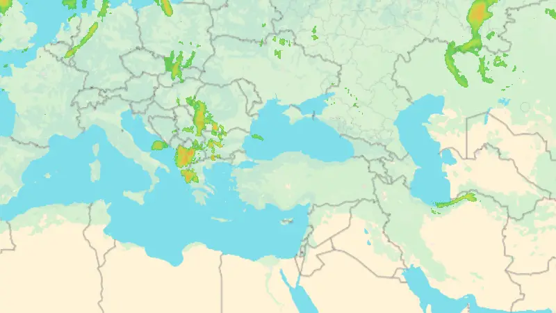 Yağış weather map