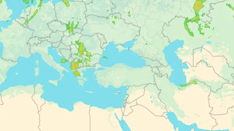 Yağış weather map