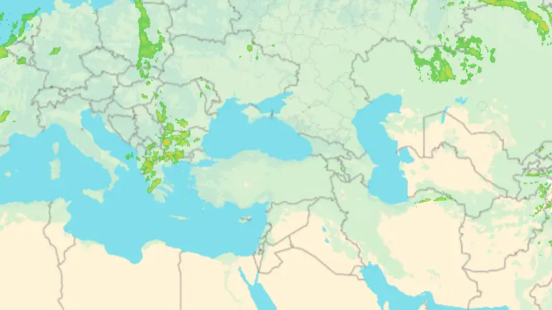Yağış weather map