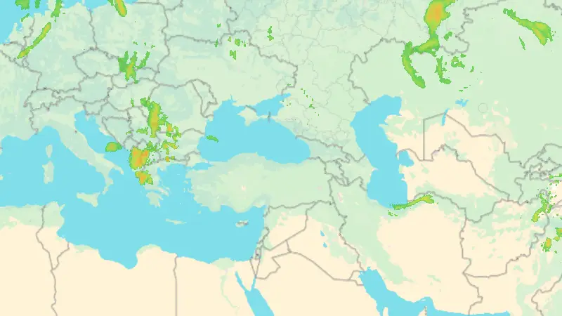 Yağış weather map