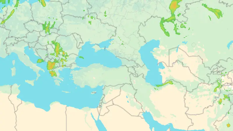 Yağış weather map