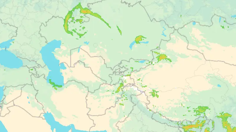 Precipitation weather map