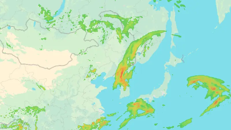 Precipitații weather map