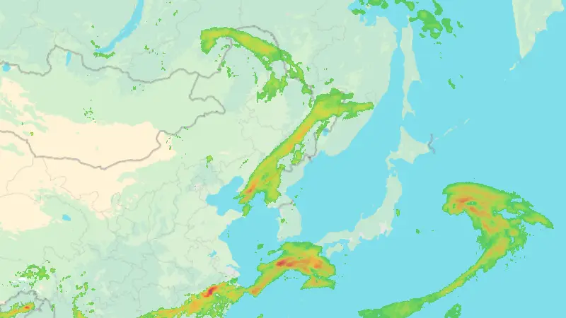 Βροχόπτωση weather map