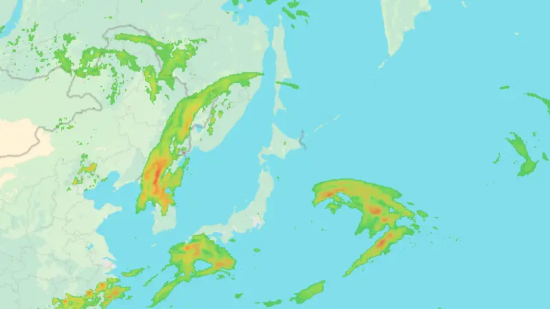 降水量 weather map