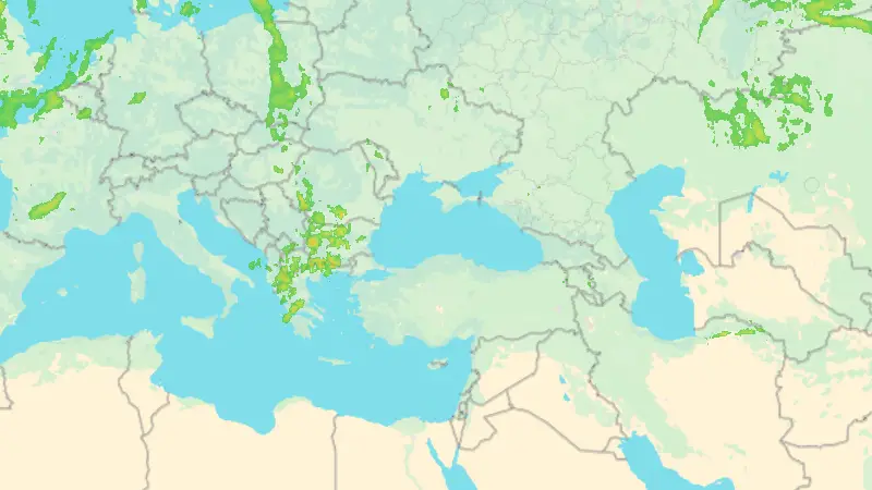 Yağış weather map