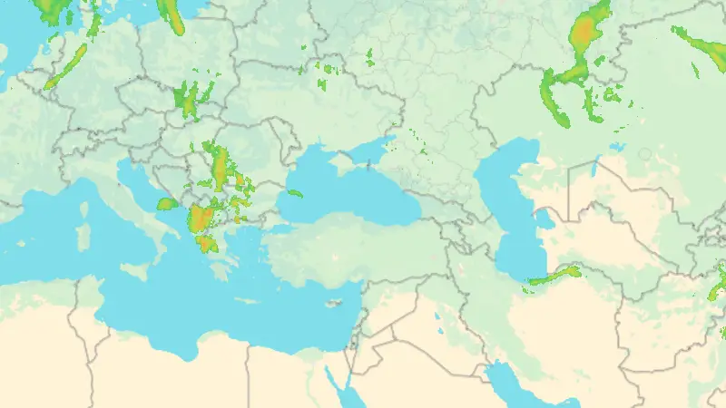 Yağış weather map