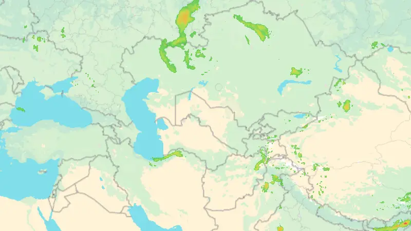 Precipitation weather map